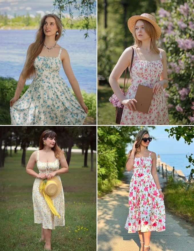 White Navy Floral