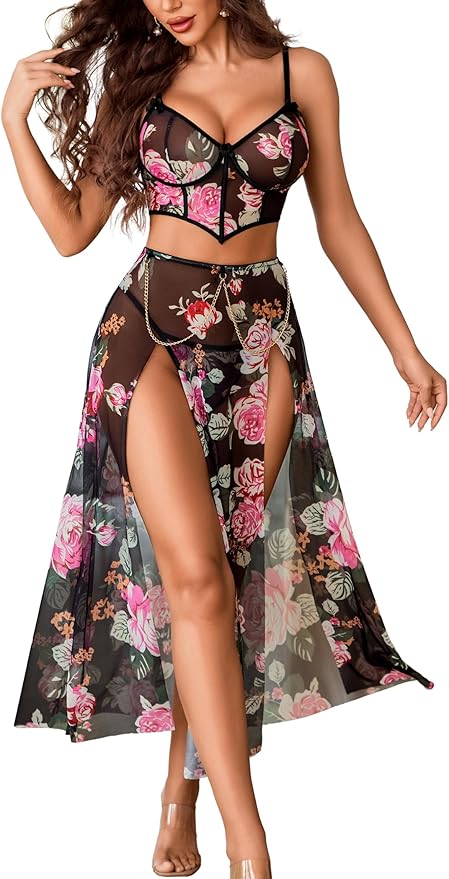 Black Floral