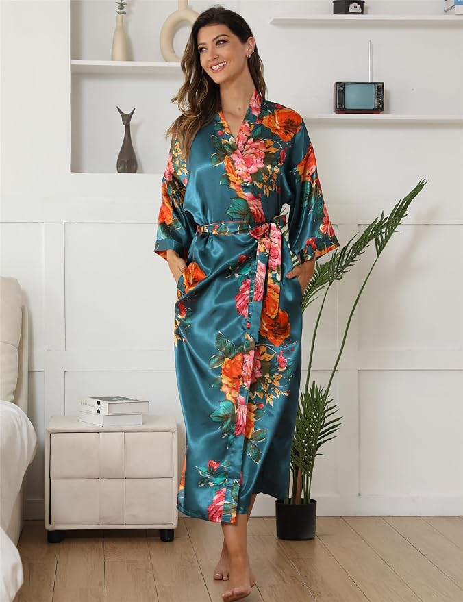 Rose Floral Darkgreen