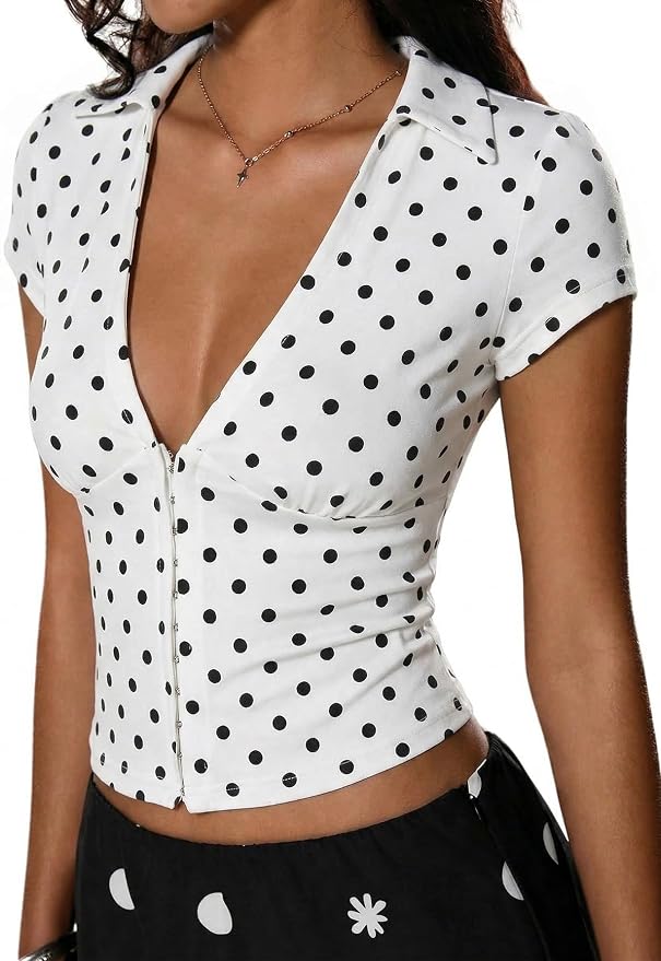 Polka Dots White
