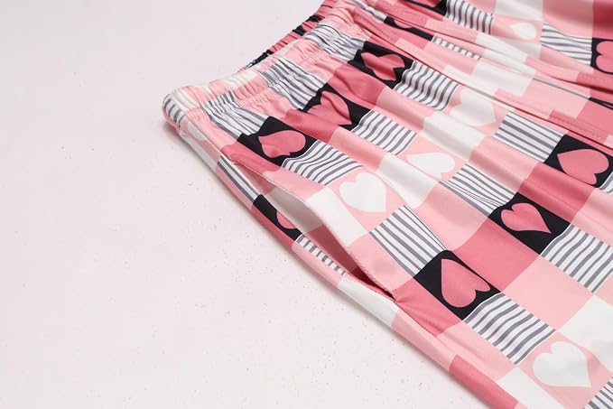 Pink and Grey Plaid