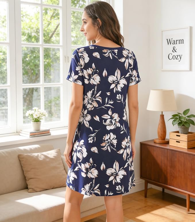 Navy Floral