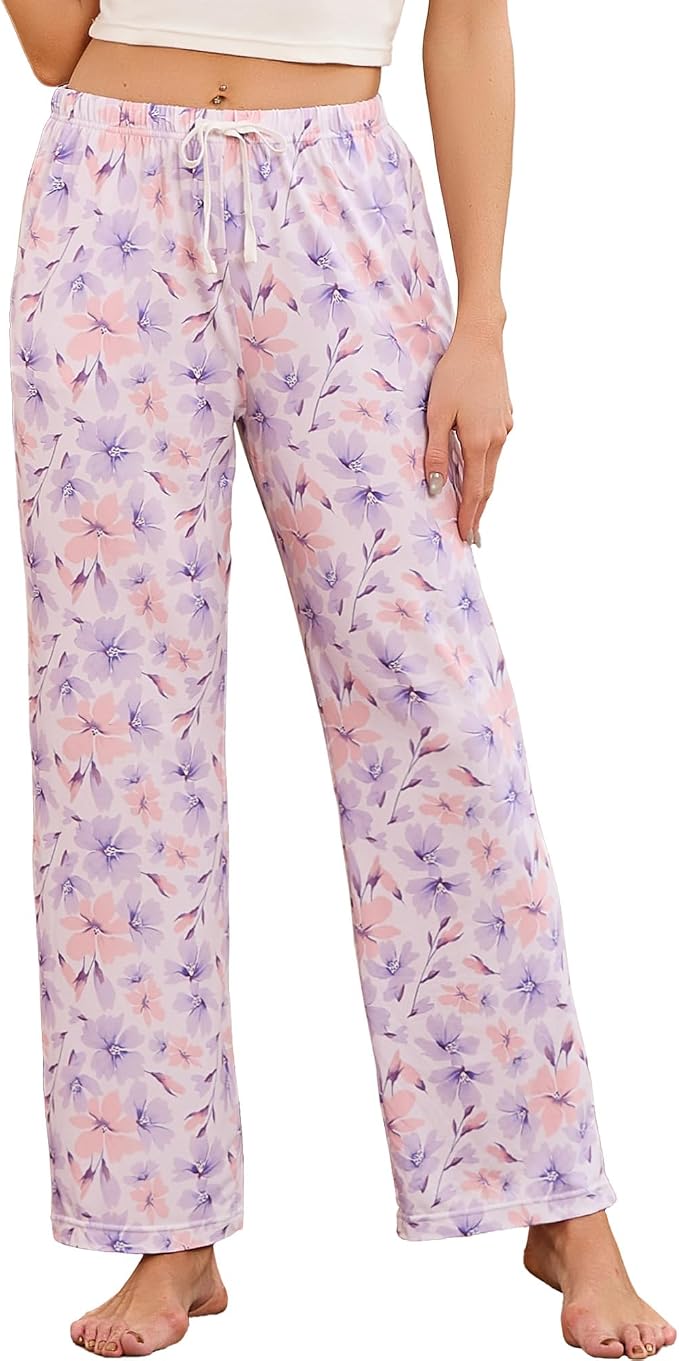 Purple Floral-pink