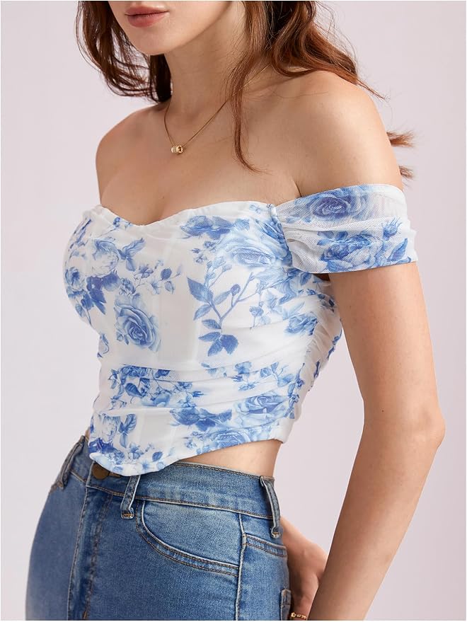 Blue and White