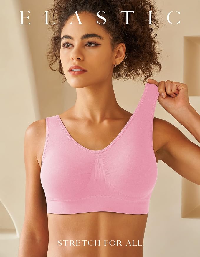 6 Pack Black White Nude Blue Pink Light Purple