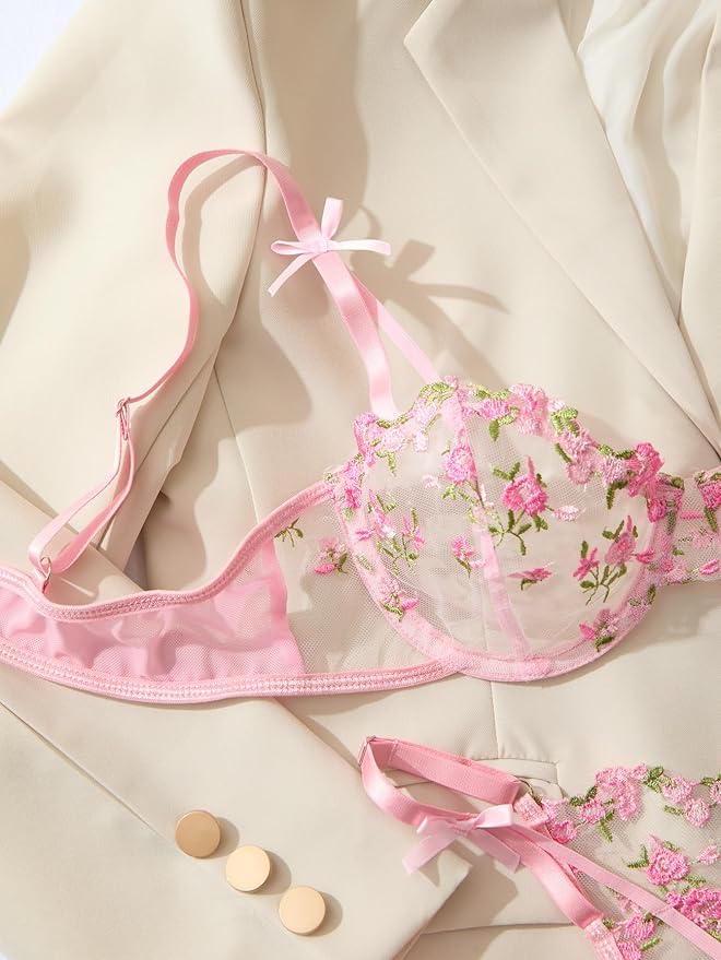 Bow Flower Pink
