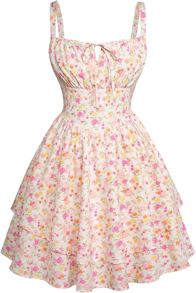 Pink Yellow Floral