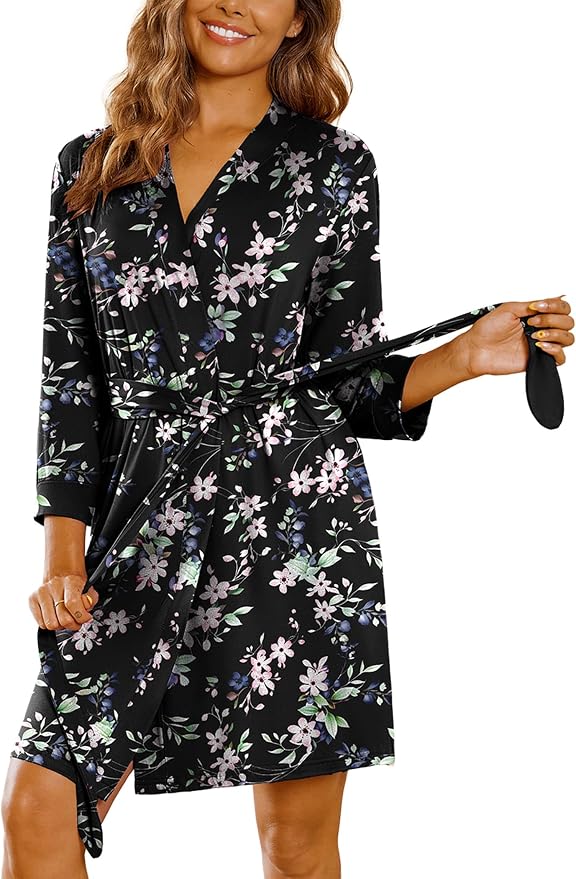 Fp Black Big Flowers