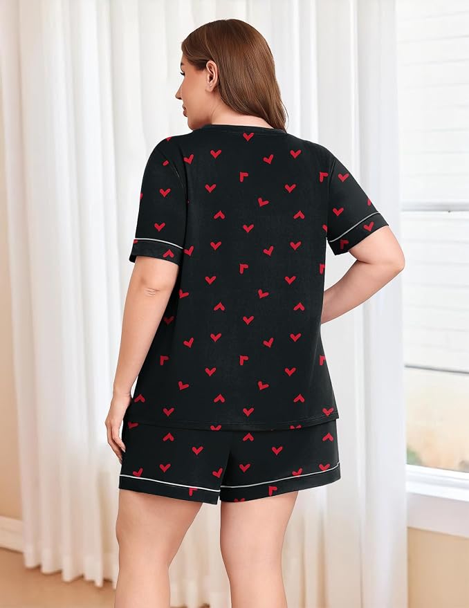Black Red Heart