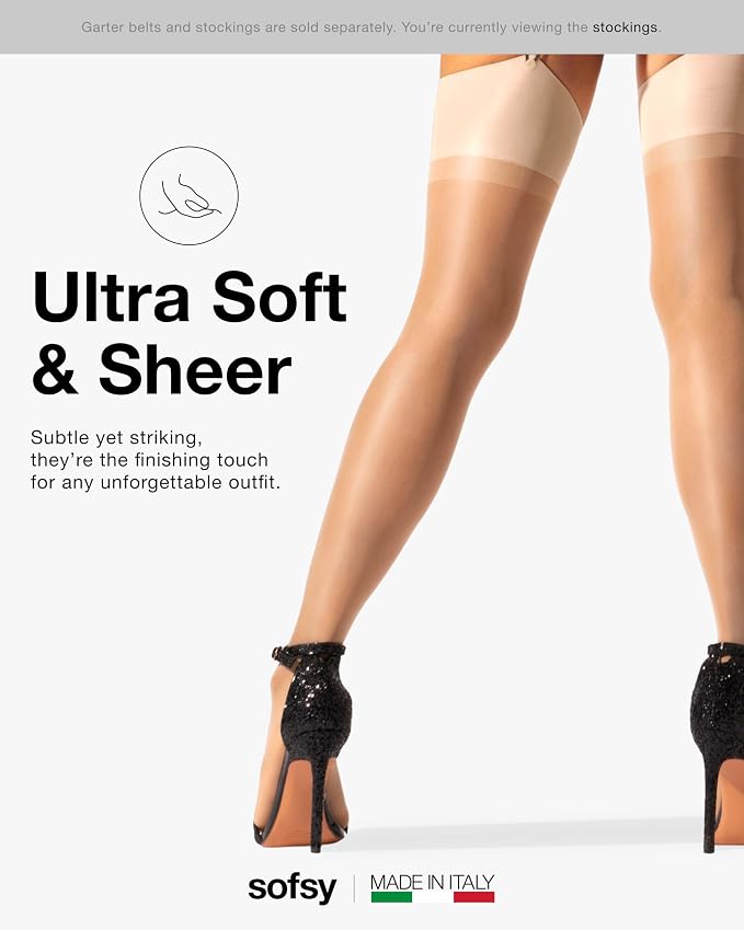 B02 | 1 Pair - Sheer Stockings | Nude