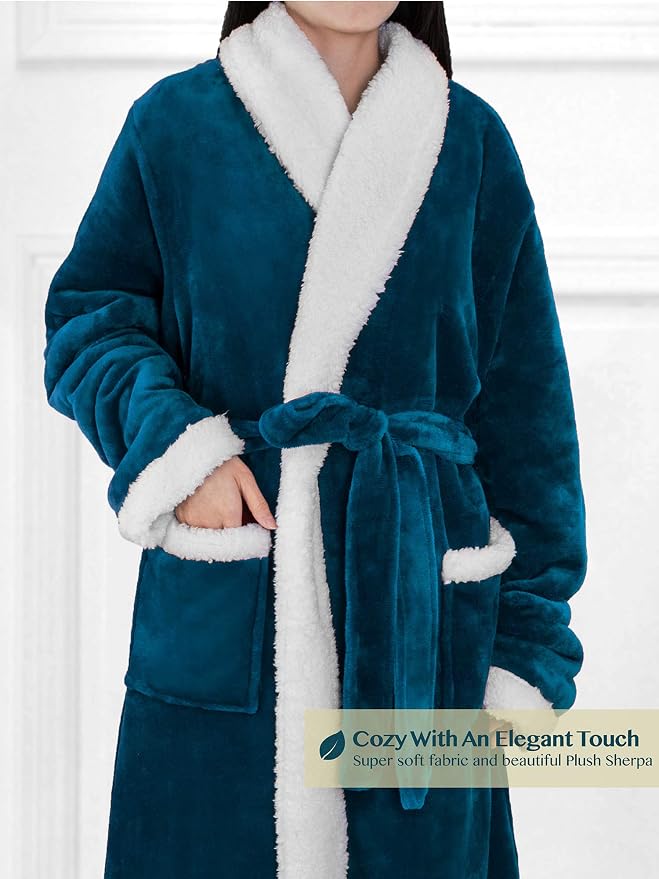 Sea Blue With Sherpa