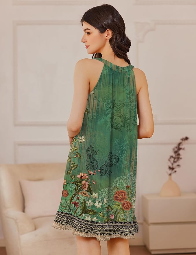 Ethnic Print Green