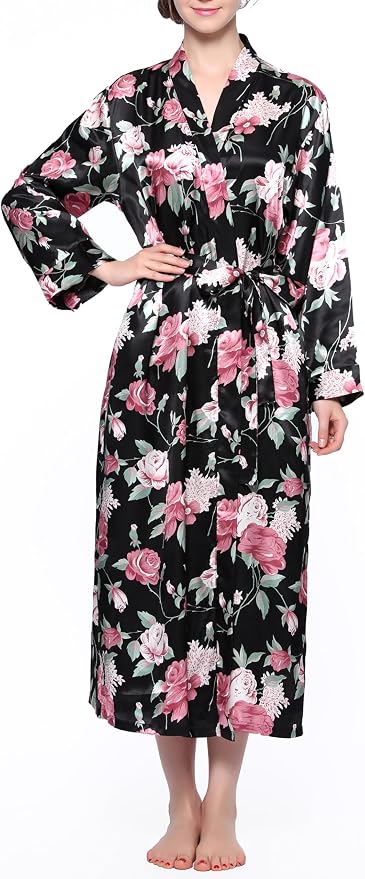 Black Floral Print