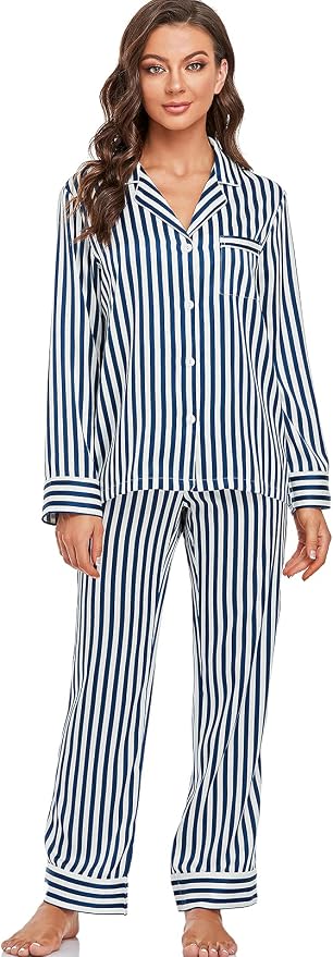 Navy/Ivory, Stripe