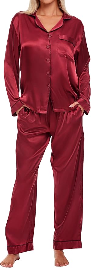 Burgundy With Black Piping
