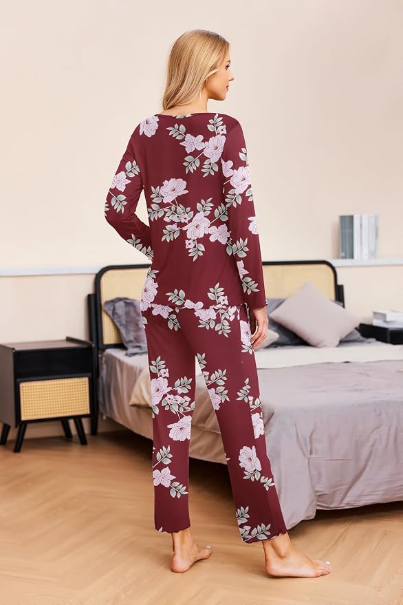 Blue Flower + Burgundy Flower