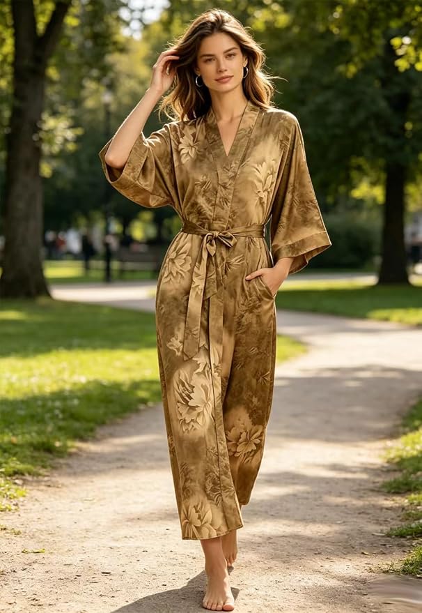 Pocket Cherry Blossoms - Golden - a