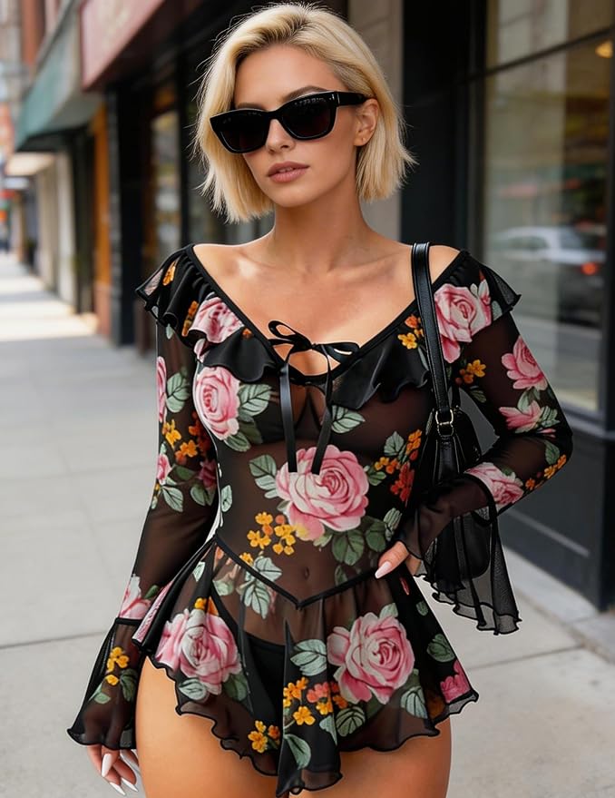 Black Floral
