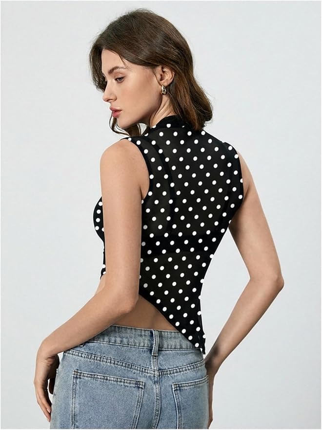 Polka Dots Black and White