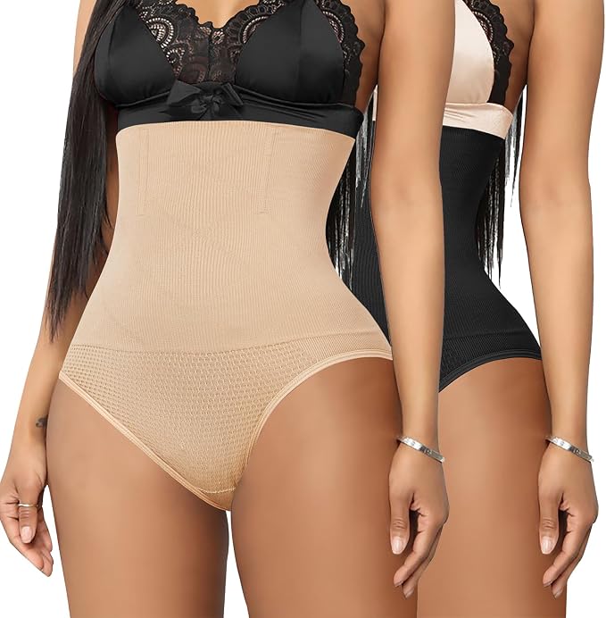 03# Black+beige-high Rise(firm)