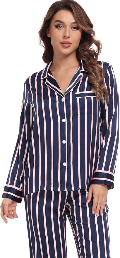 Navy/Pink, Stripe