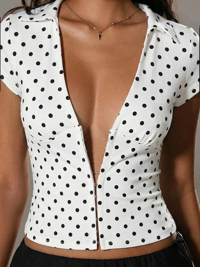 Polka Dots White