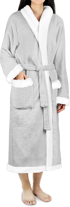 Light Grey With Sherpa