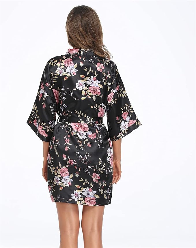 Floral-black & Red