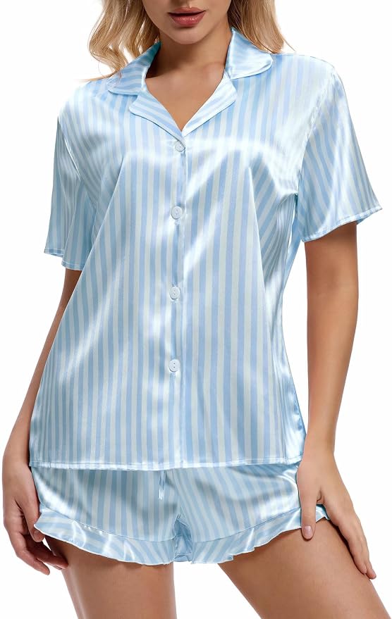 Striped Blue