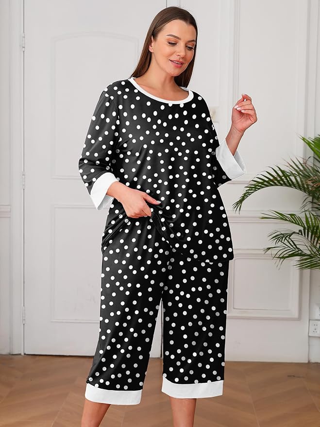 A14-polkadots Black