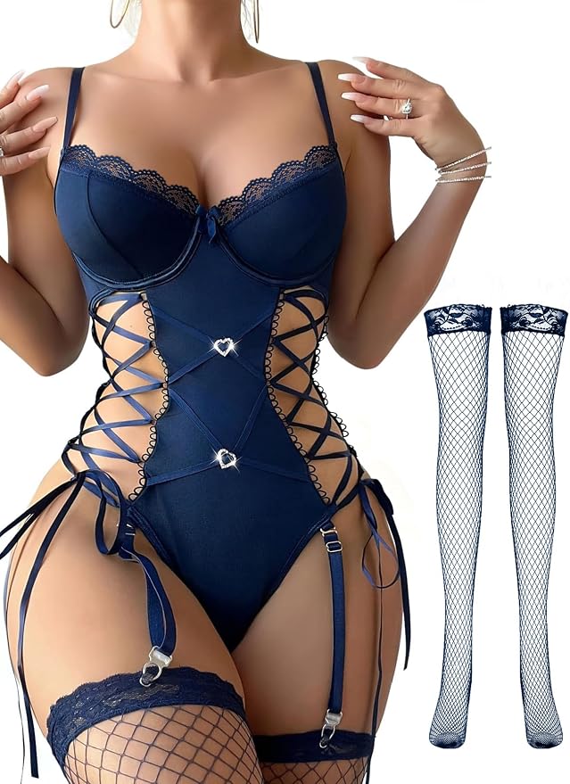Heart Navy Blue