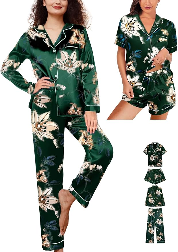 Floral A04-evergreen