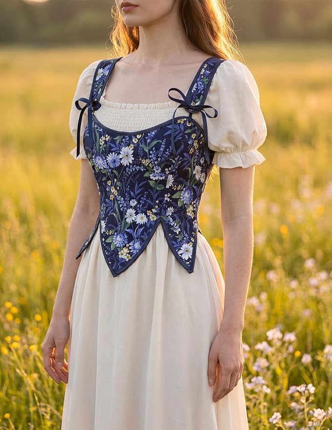 Navy Blue Floral