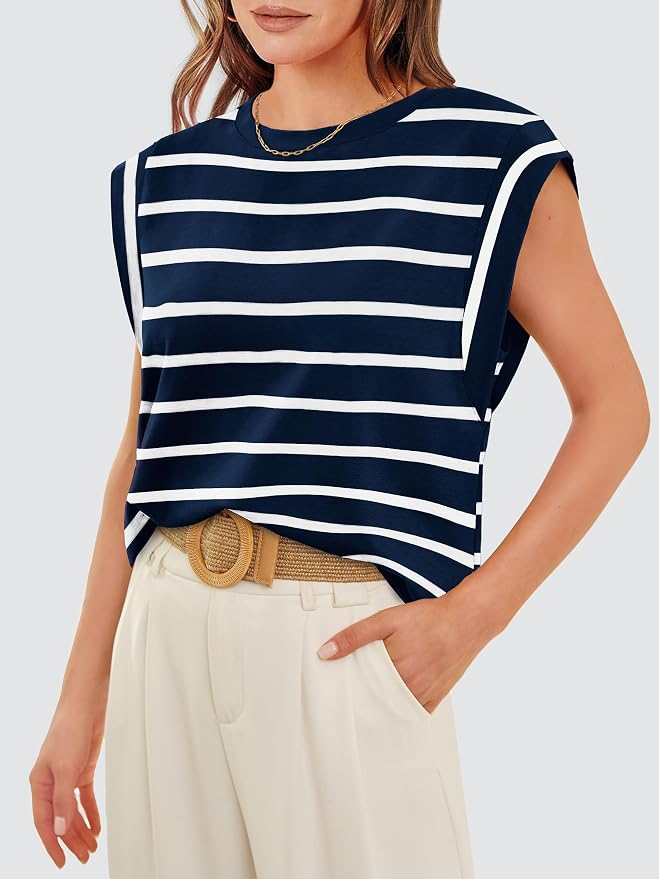 Navy Blue Stripe