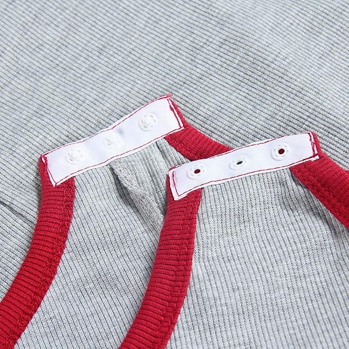 B-long Sleeve-gray&wine