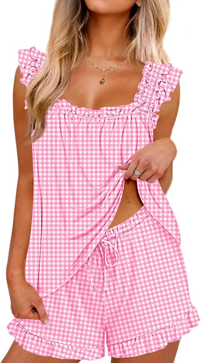 Gingham Light Pink