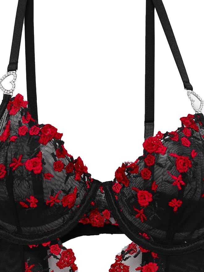 Rose Black Red