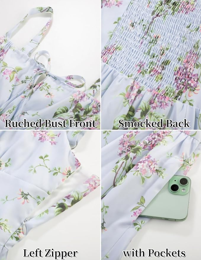 Blue Purple Floral
