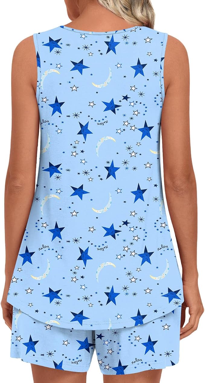 1-blue Star Moon