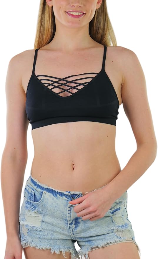 Strappy Front Cage - Black