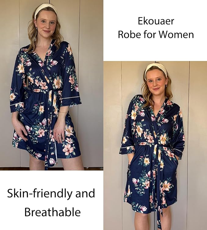 Navy Blue Floral