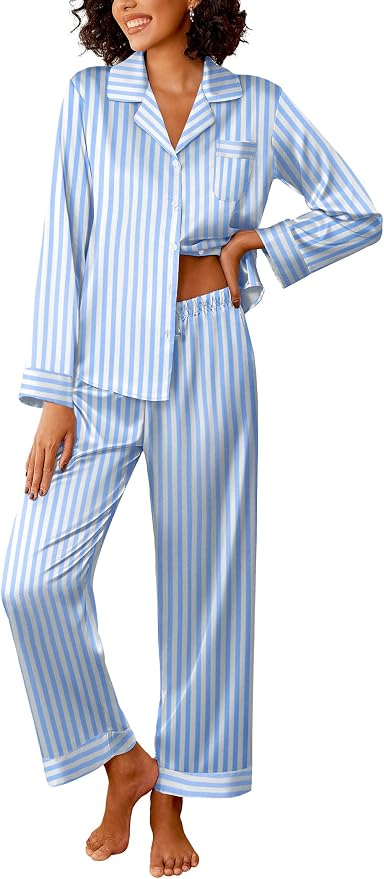 Blue White Stripe