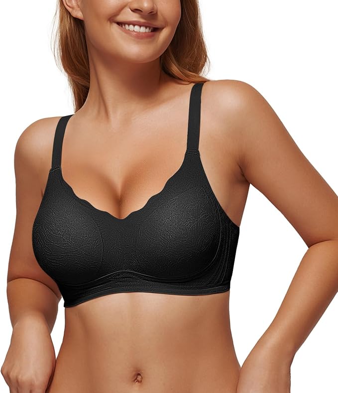 Black With Jcquard Wave