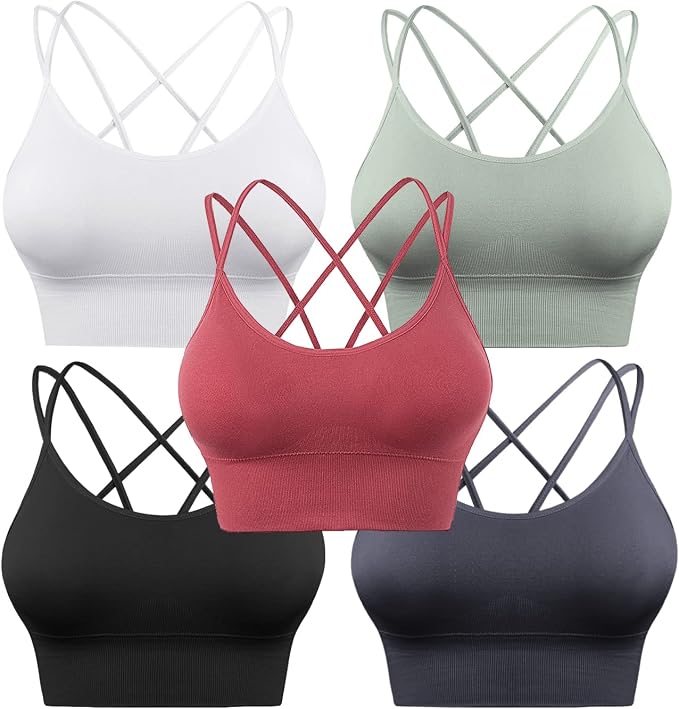 5 Pack-black+white+grey+green+red