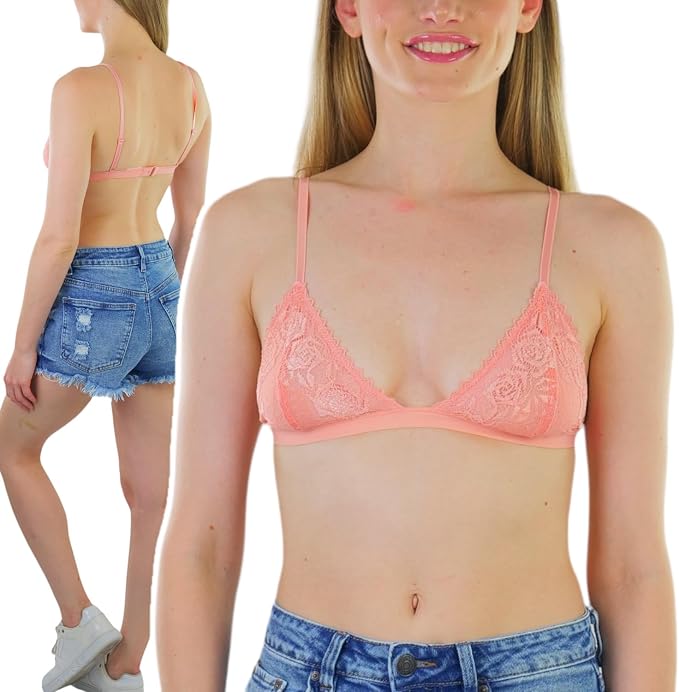 Frilly Lace - Peach