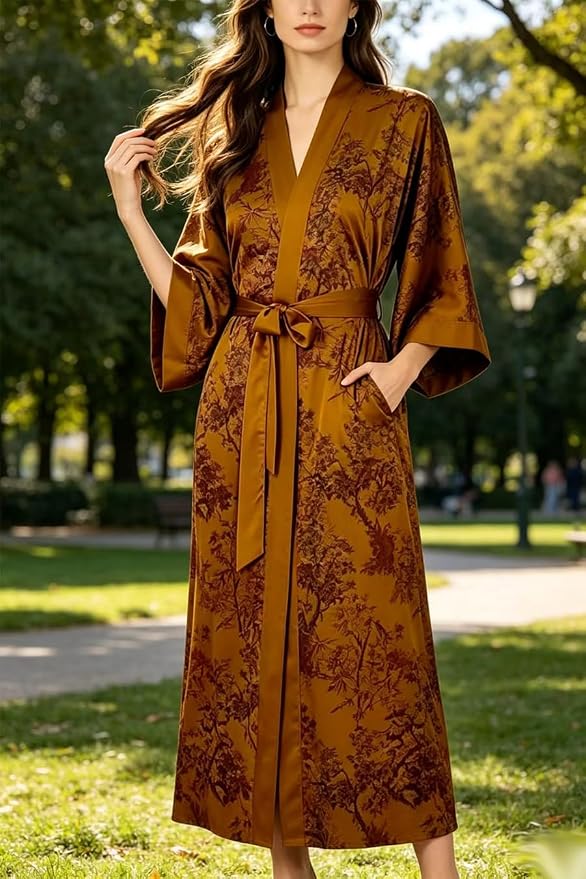 Pocket Flower Tree Diagram - Brown - a