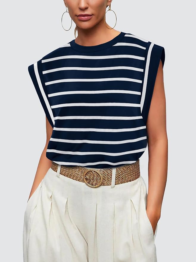 Navy Blue Stripe