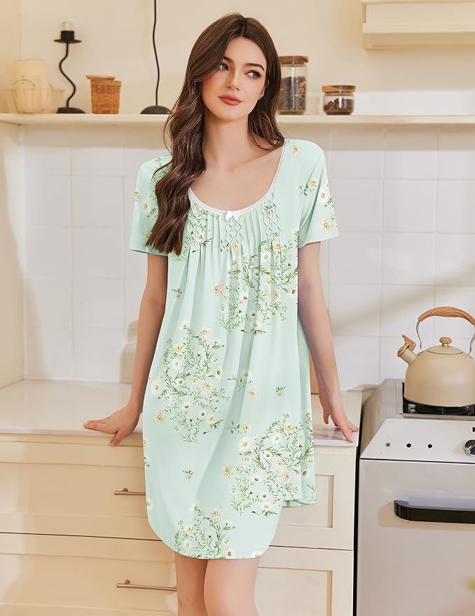 Floral Light Green