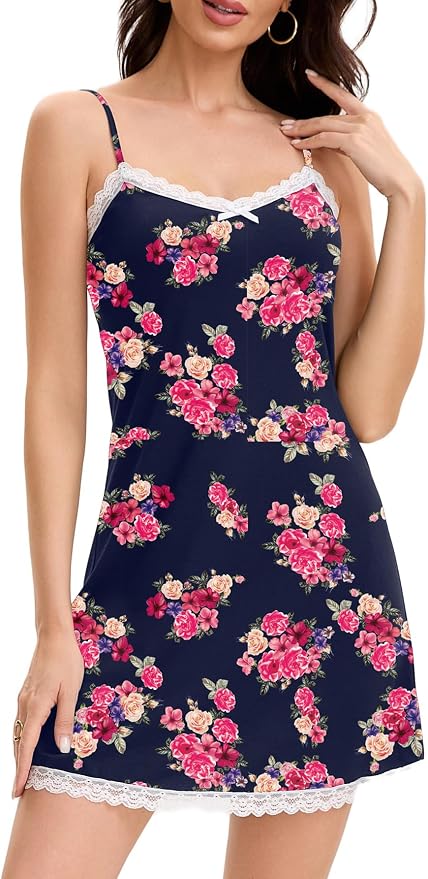 Floral Navy Blue
