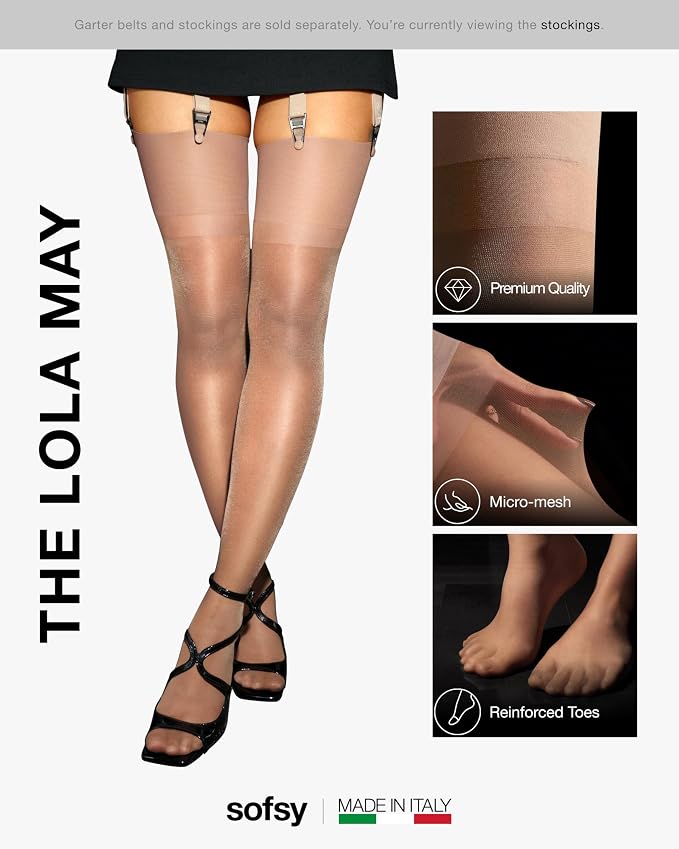 B03 | 1 Pair - Sheer Stockings | Tan